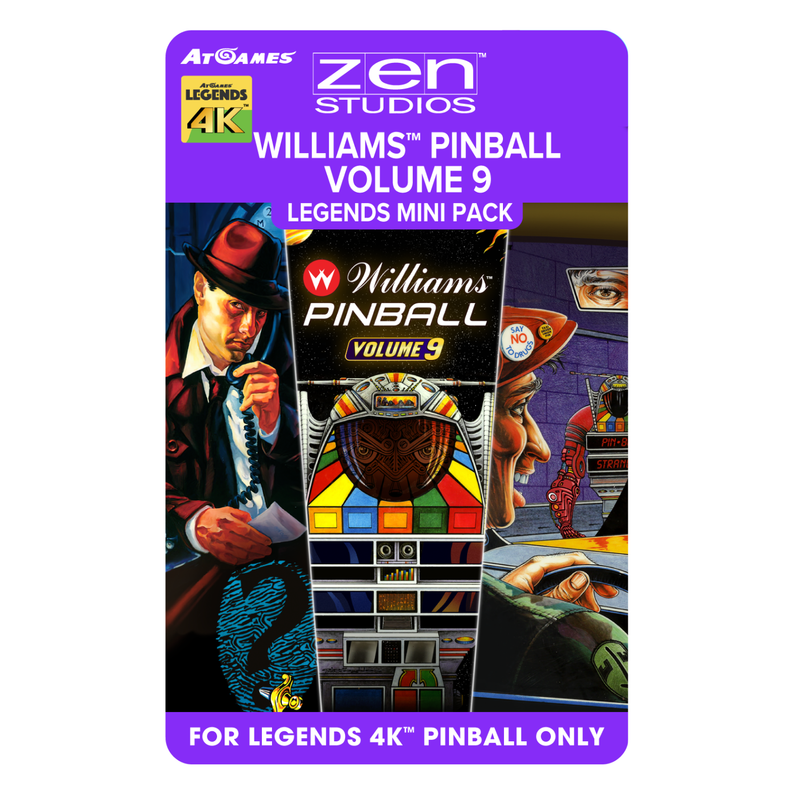 Williams™ Pinball Volume 9 Legends Mini Pack (For Legends 4K™ Pinball ONLY)