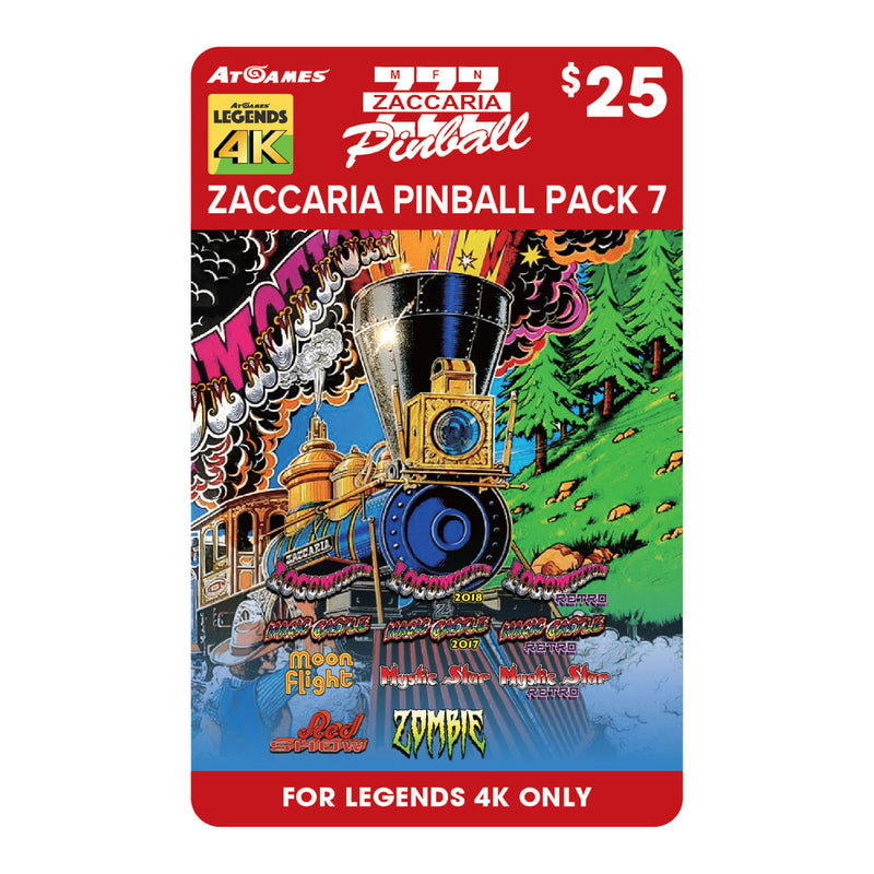 Preorder - Zaccaria 4K Pinball Pack 7