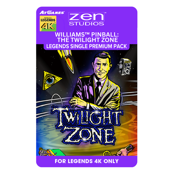Williams™ Pinball: The Twilight Zone Legends Single Premium Pack (For Legends 4K™ Pinball ONLY)