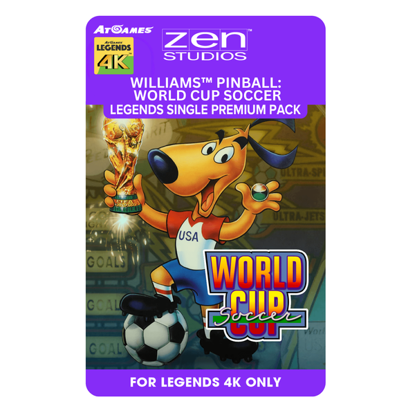 Williams™ Pinball: World Cup Soccer Legends Single Premium Pack (For Legends 4K™ Pinball ONLY)