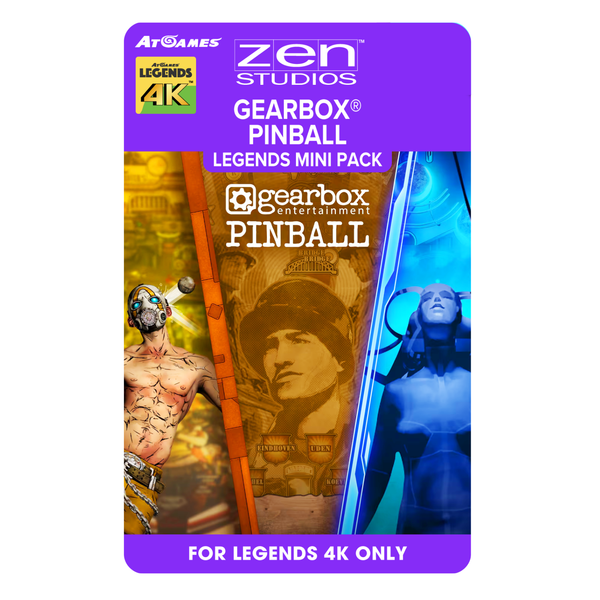 Gearbox® Pinball Legends Mini Pack (For Legends 4K™ Pinball ONLY)