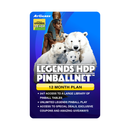 Legends PinballNet™ - One Year  for Legends Pinball HDP™ TMNT Machine