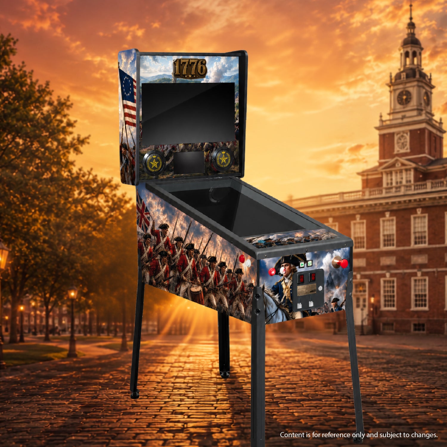 Preorder - Legends Pinball 4KP 1776 American Revolution Premium Starter with SSF Kit™ Preinstalled