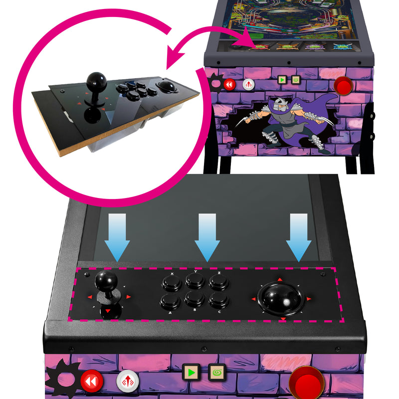 Arcade Control Panel for Legends Pinball HDP™ TMNT