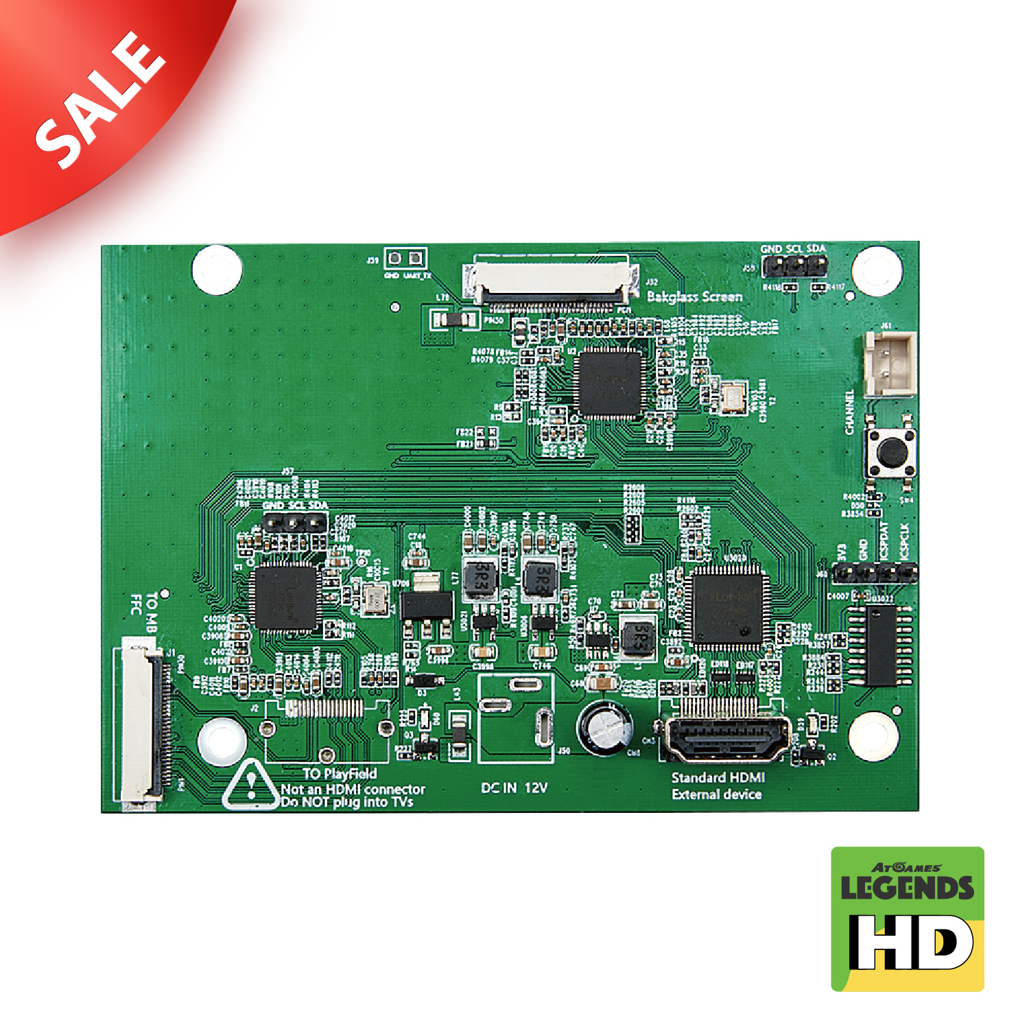 Video Input Backglass Switchboard for Legends Pinball HD
