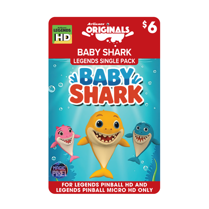 Baby Shark Legends Single Pack (Legends Pinball HD and Legends Pinball Micro HD ONLY)