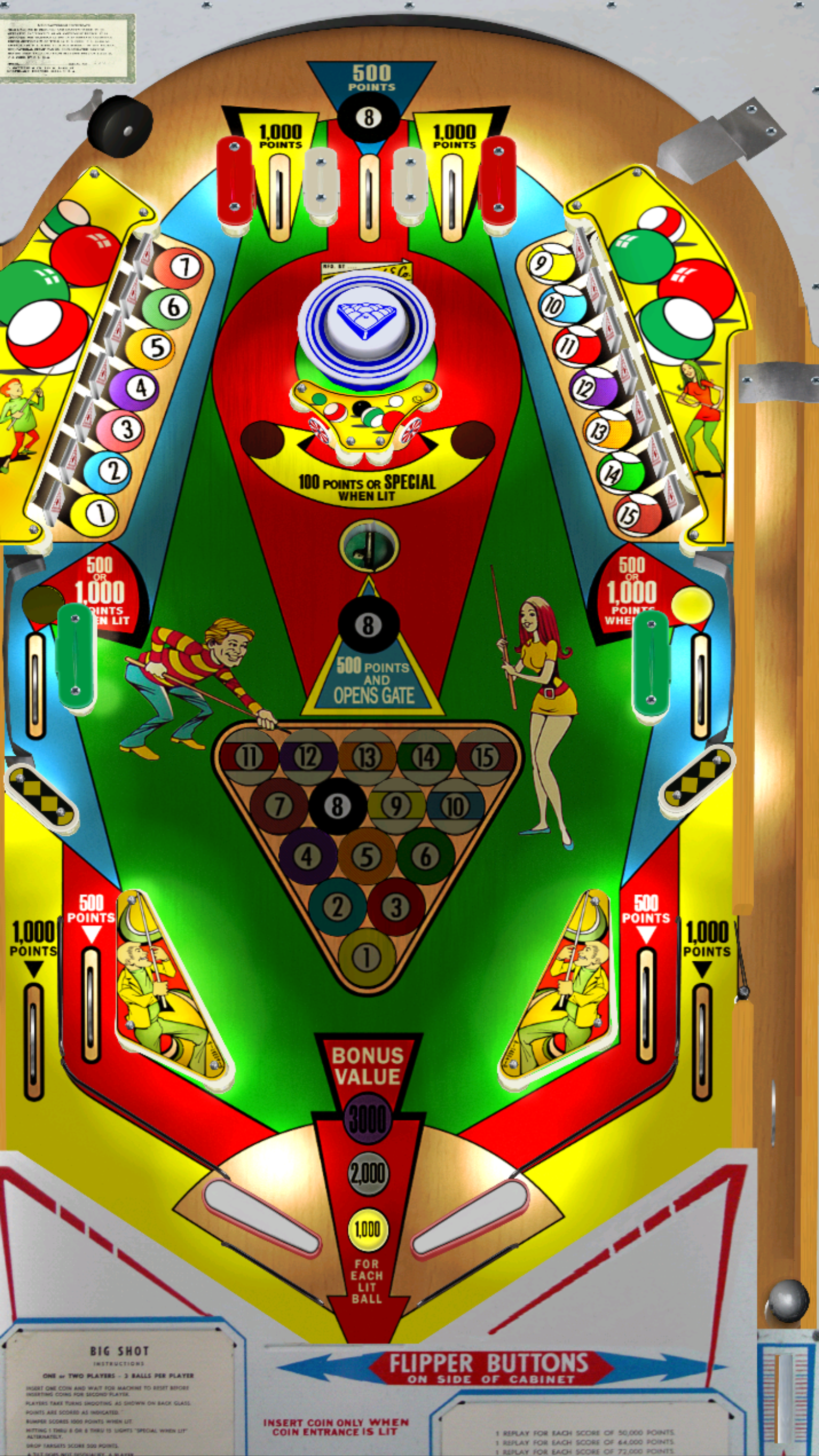 Gottlieb Pinball Pack 1 (Legends HD Universal Pack)
