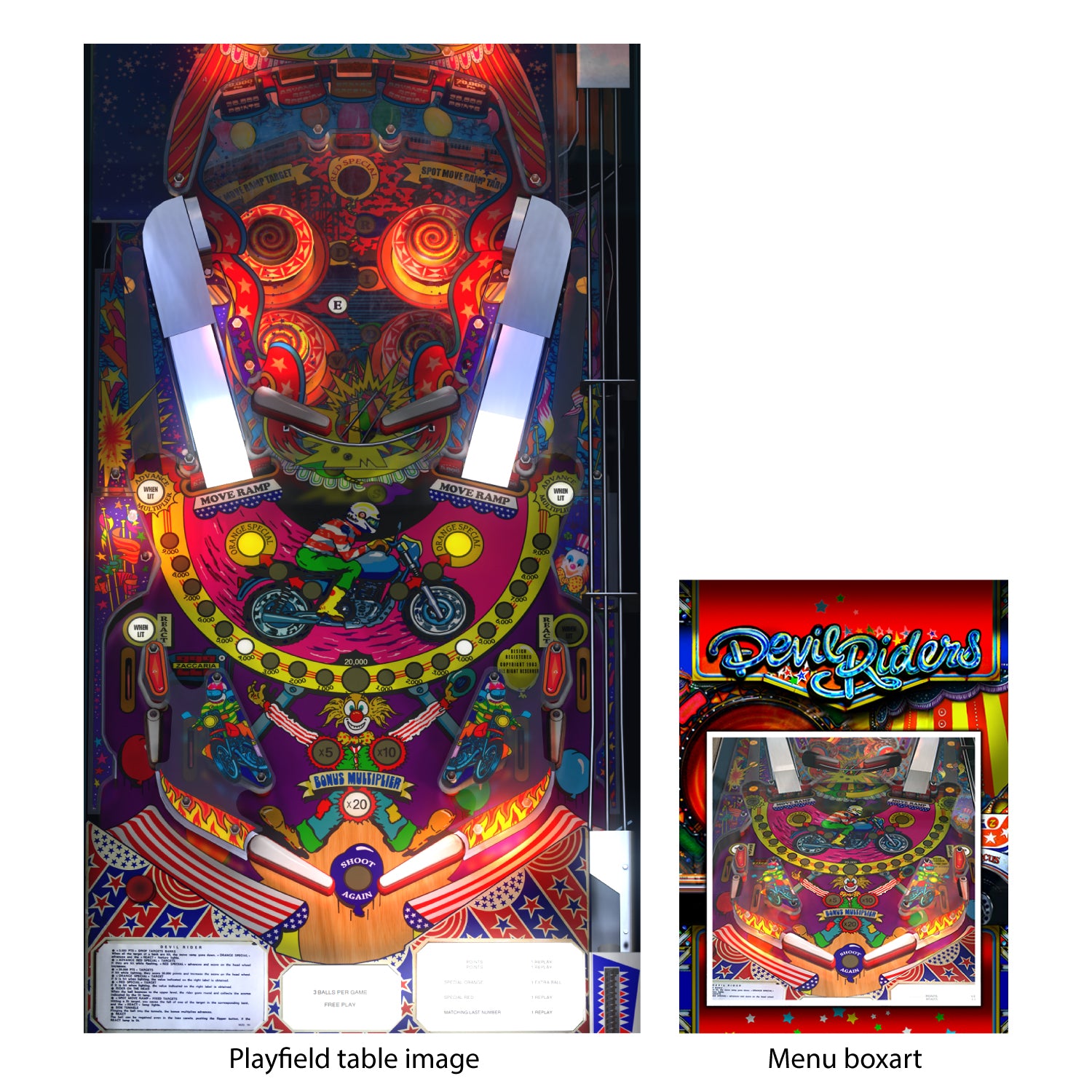 Zaccaria Pinball Pack 6 (Legends HD Universal Pack)