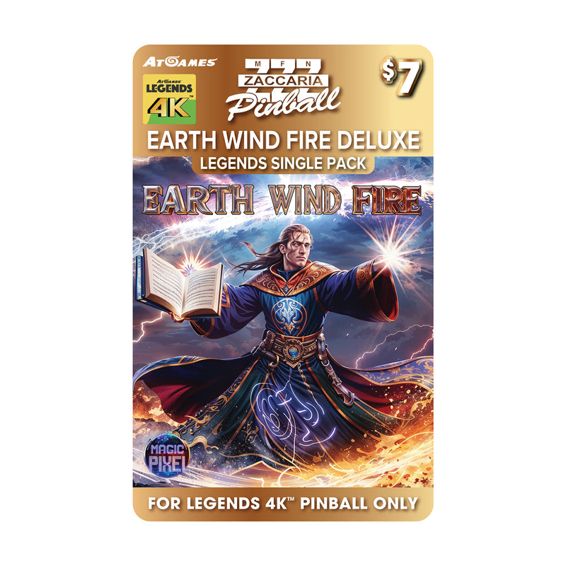Zaccaria Earth Wind Fire Deluxe Single Pack (For Legends 4K™ Pinball ONLY)