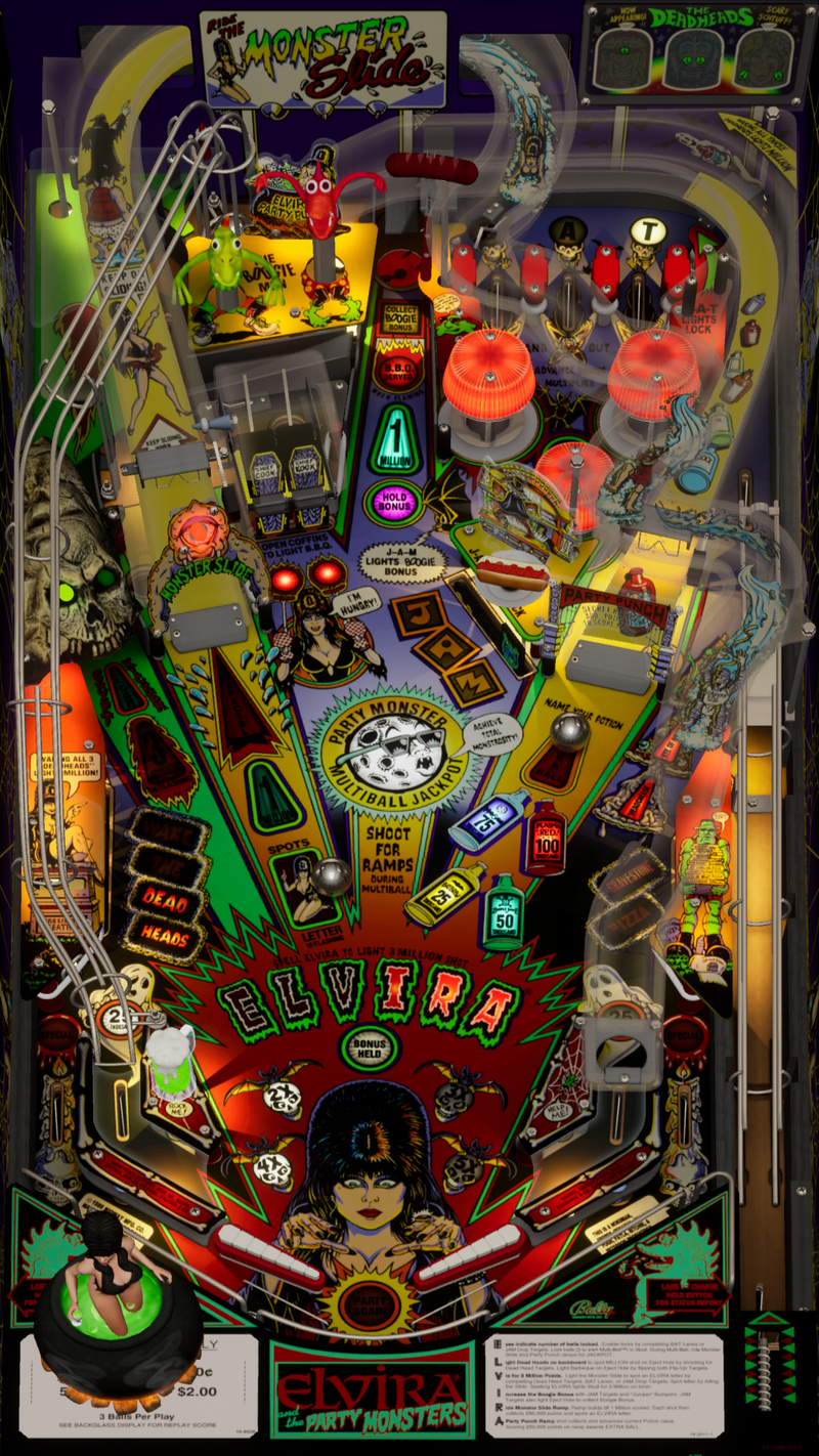 Williams™ Pinball: Elvira and the Party Monsters Legends Single Premium Pack (For Legends 4K™ Pinball ONLY)