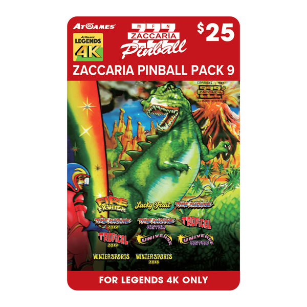 Preorder - Zaccaria 4K Pinball Pack 9