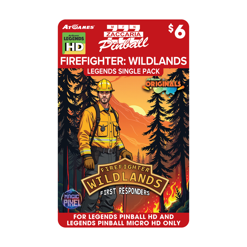 Firefighter: Wildlands Legends Single Pack (Legends Pinball HD and Legends Pinball Micro HD ONLY)
