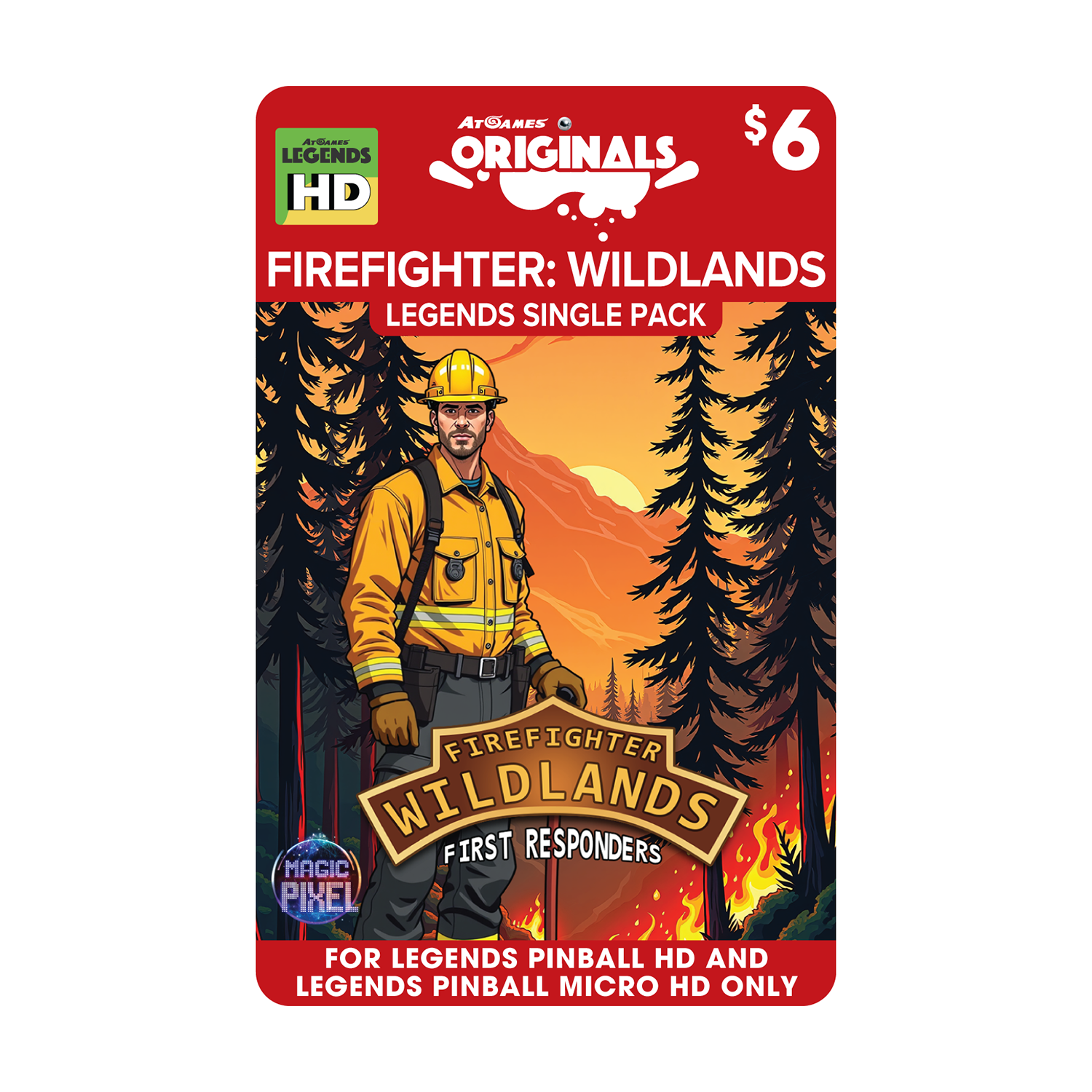 Firefighter: Wildlands Legends Single Pack (For Legends Pinball HD and Legends Pinball Micro HD Only)