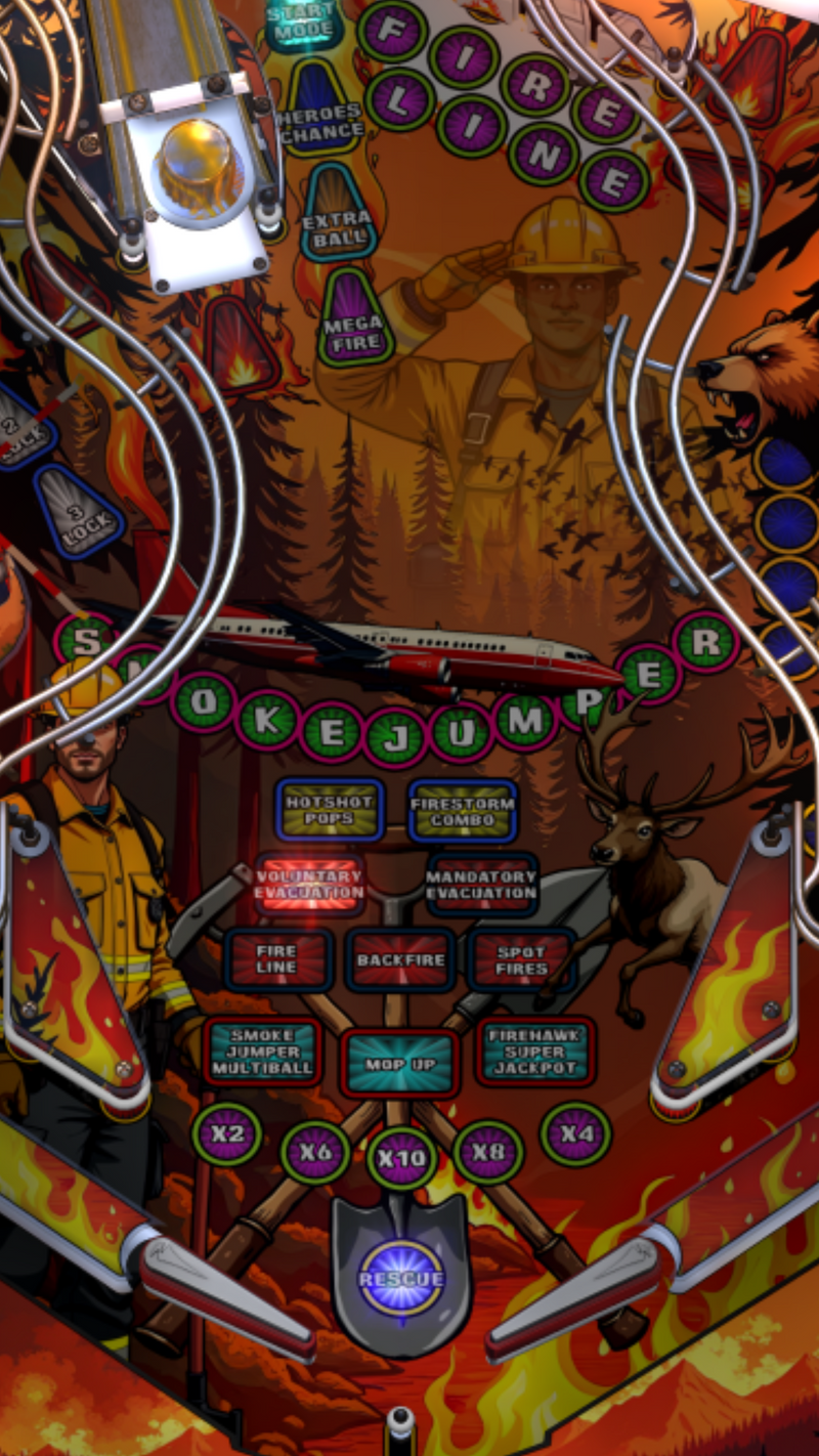 Firefighter: Wildlands Legends Single Pack (For Legends 4K™ Pinball ONLY)