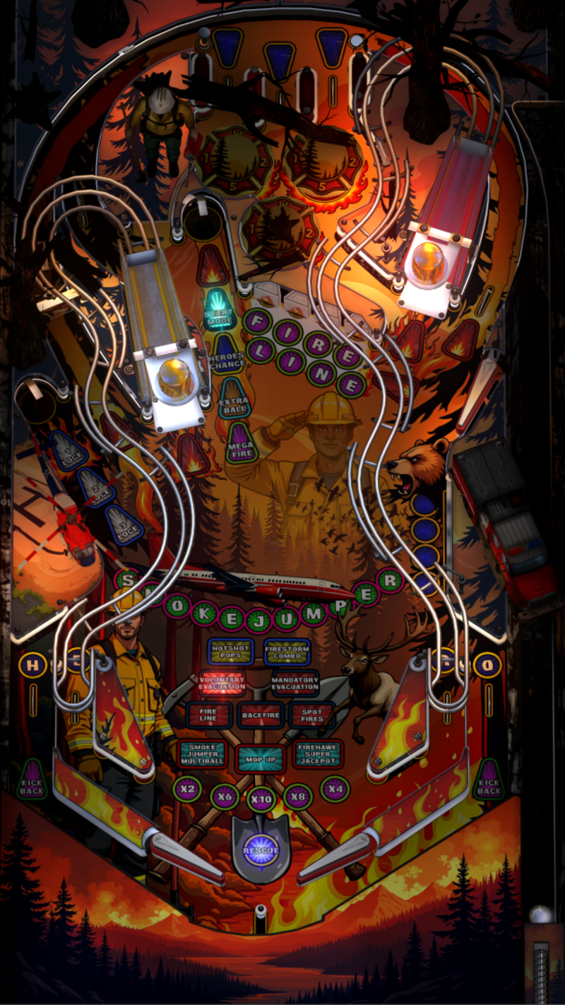 Firefighter: Wildlands Legends Single Pack (For Legends 4K™ Pinball ONLY)