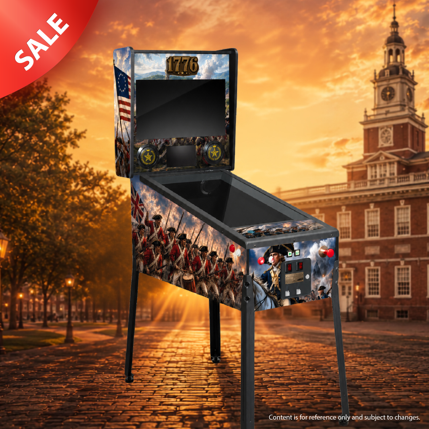 Preorder - Legends Pinball 4KP 1776 American Revolution Premium Starter with SSF Kit™ Preinstalled