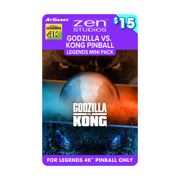 Godzilla vs. Kong Pinball Legends Mini Pack (For Legends 4K™ Pinball ONLY)