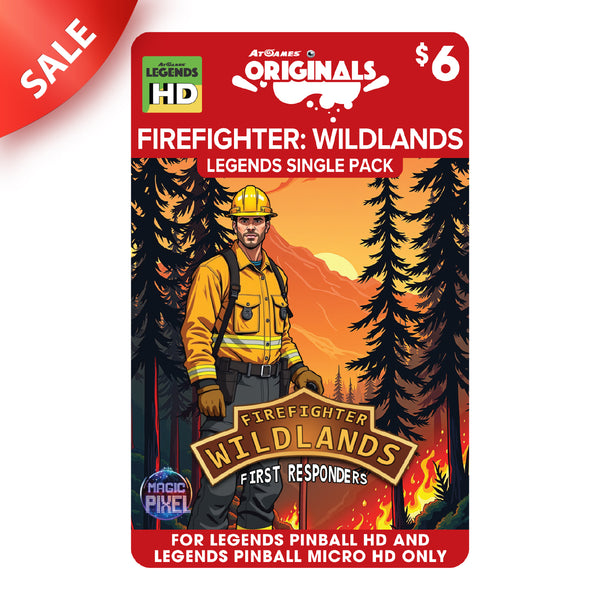 Firefighter: Wildlands Legends Single Pack (For Legends Pinball HD and Legends Pinball Micro HD Only)