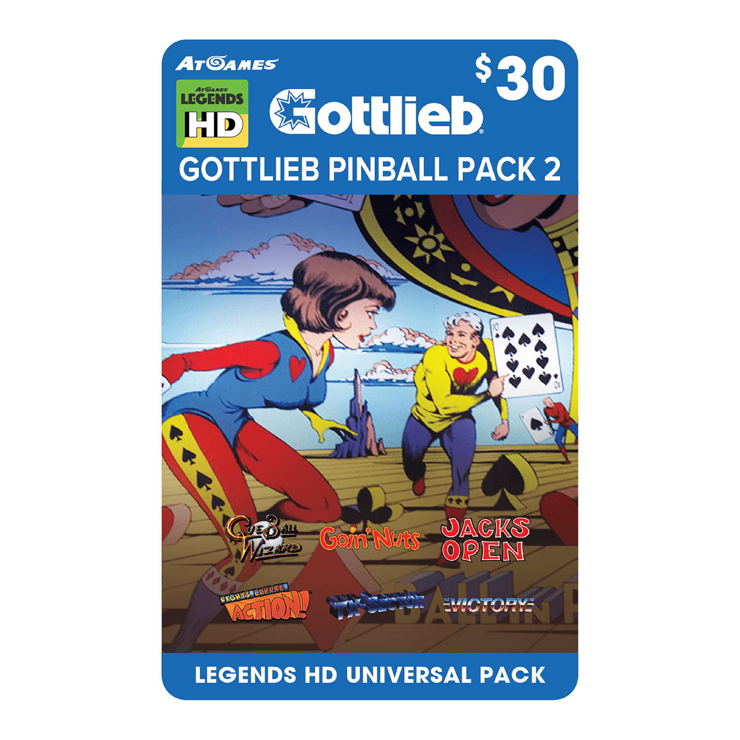 Gottlieb Pinball Pack 2 (Legends HD Universal Pack)