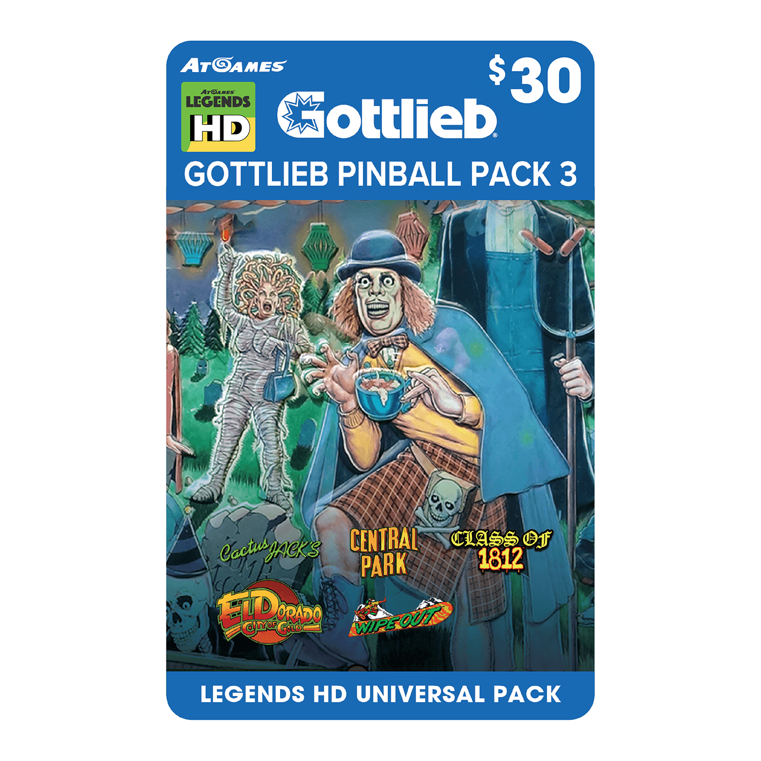 Gottlieb Pinball Pack 3 (Legends HD Universal Pack)