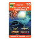 Natural History Pinball Pack 3 <br>(For Legends Pinball HD and Legends Pinball Micro HD ONLY)