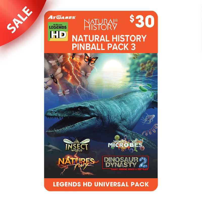 Natural History Pinball Pack 3 (For Legends Pinball HD and Legends Pinball Micro HD Only)