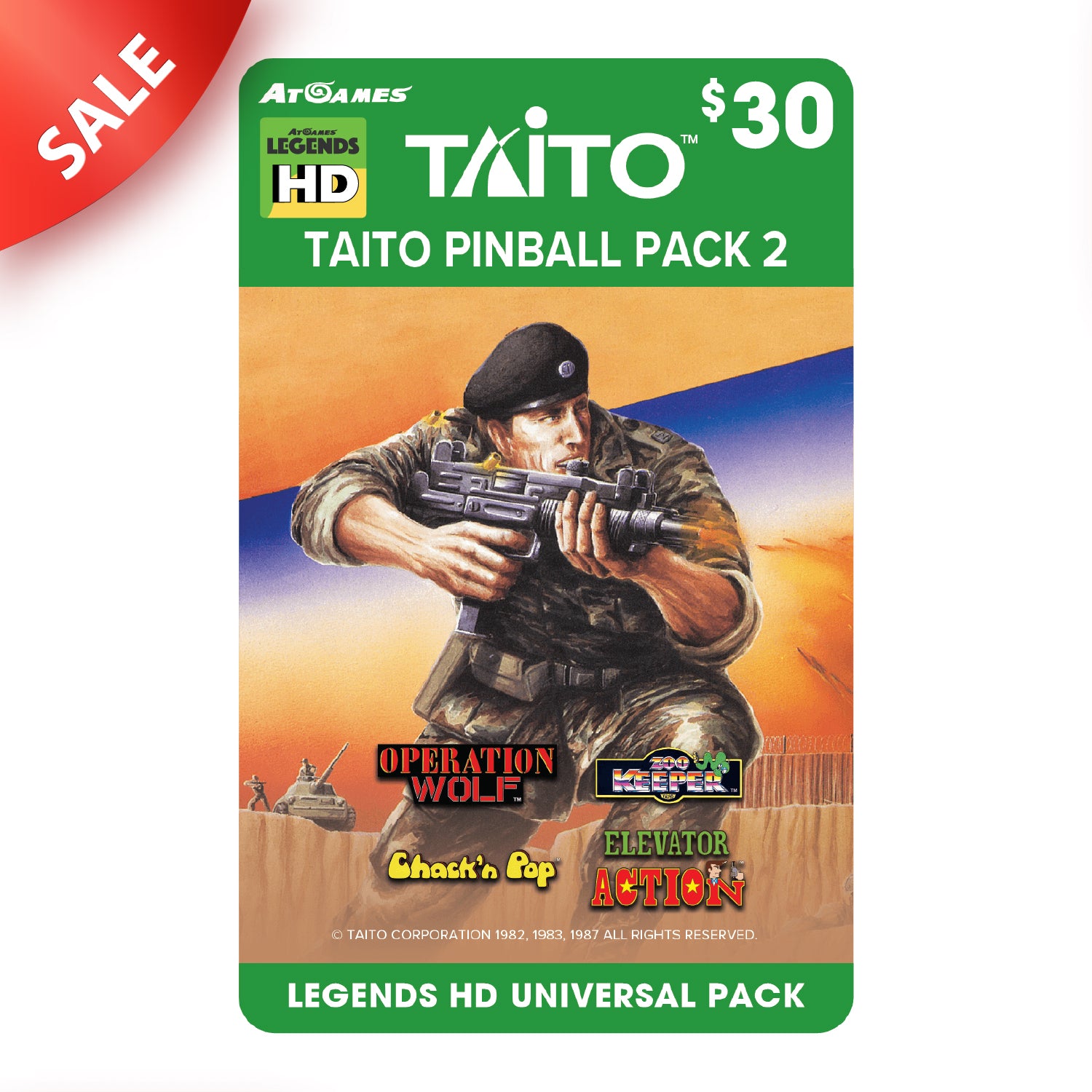 TAITO Pinball Pack 2 (Legends HD Universal Pack)