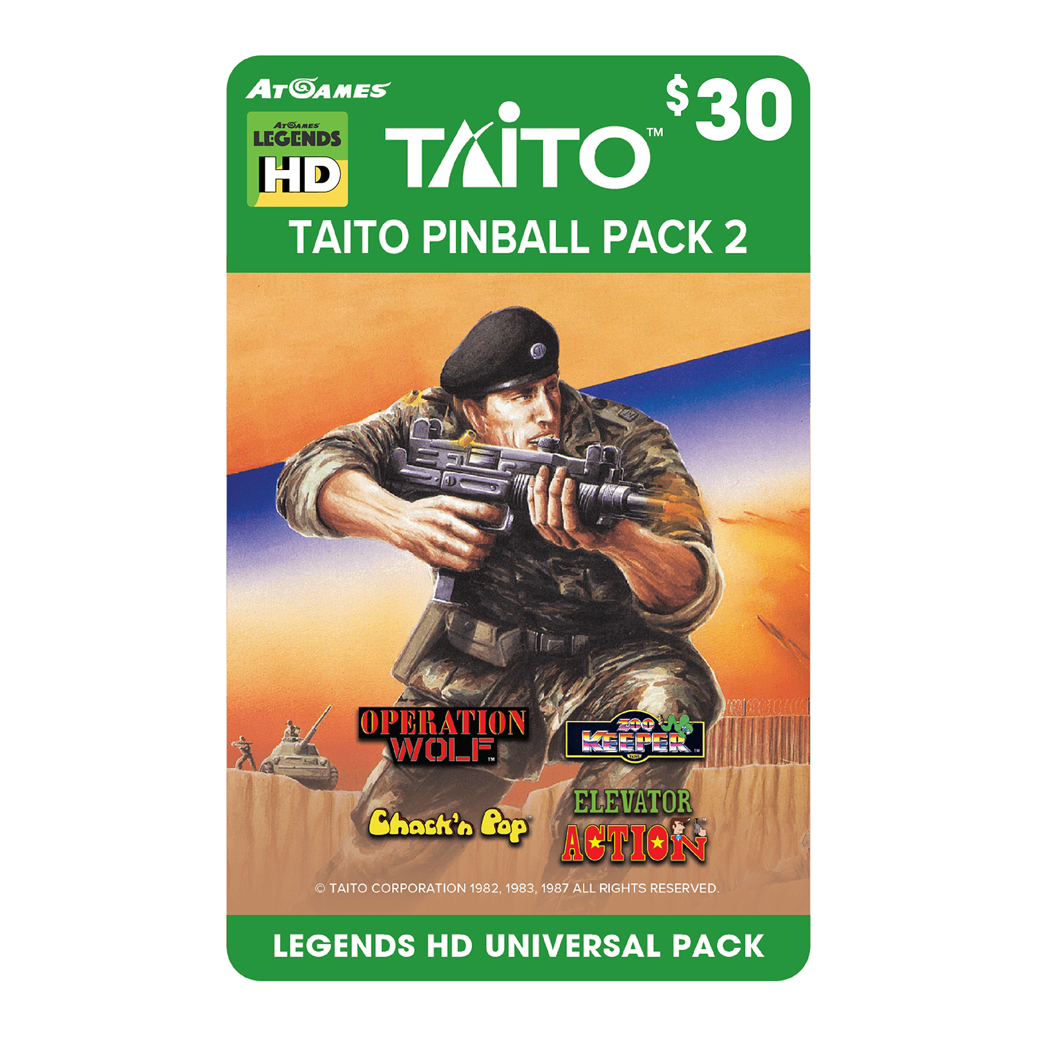 TAITO Pinball Pack 2 (Legends HD Universal Pack)