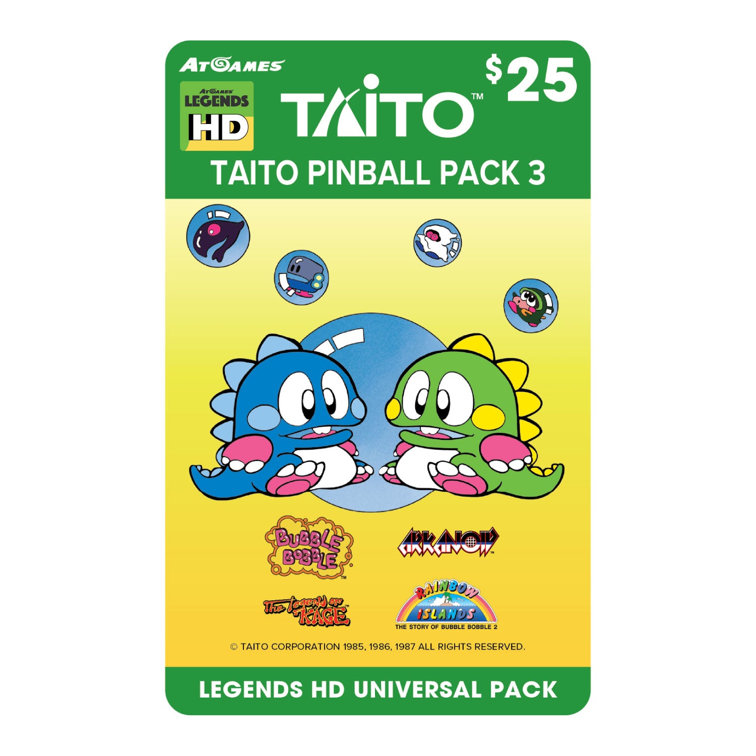 TAITO Pinball Pack 3 (Legends HD ONLY)