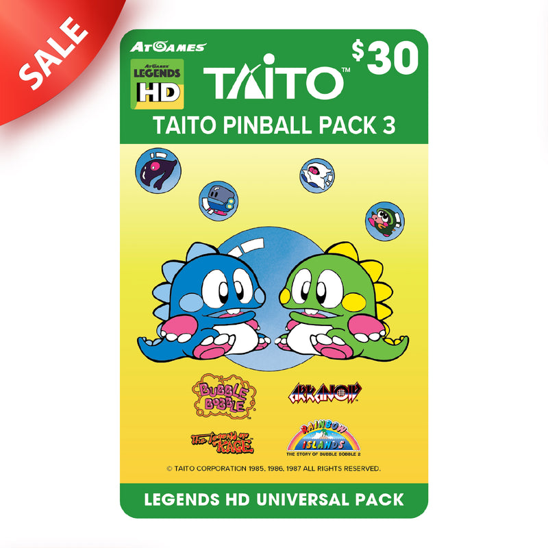 TAITO Pinball Pack 3 (Legends HD Universal Pack)