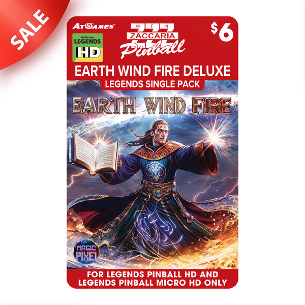 Zaccaria Earth Wind Fire Deluxe Single Pack (For Legends Pinball HD and Legends Pinball Micro HD Only)