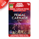 Zaccaria Pinball Primal Carnage Retro Legends Single Pack (For Legends Pinball HD and Legends Pinball Micro HD Only)