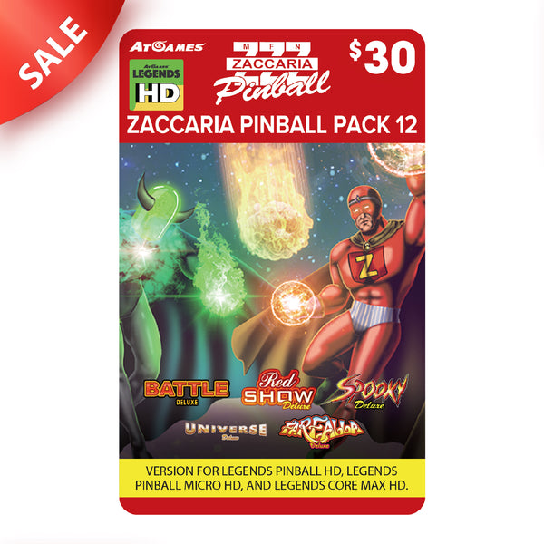 Zaccaria Pinball Pack 12 (for Legends HD devices: ALP, ALP Micro, Core Max ONLY)