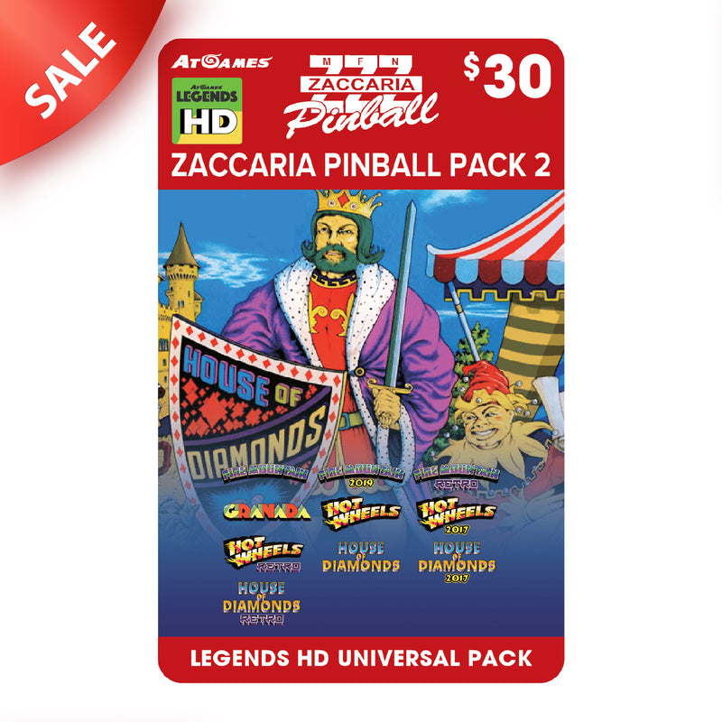 Zaccaria Pinball Pack 2 (Legends HD Universal Pack)