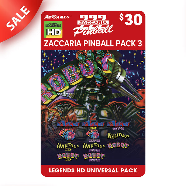 Zaccaria Pinball Pack 3 (Legends HD Universal Pack)