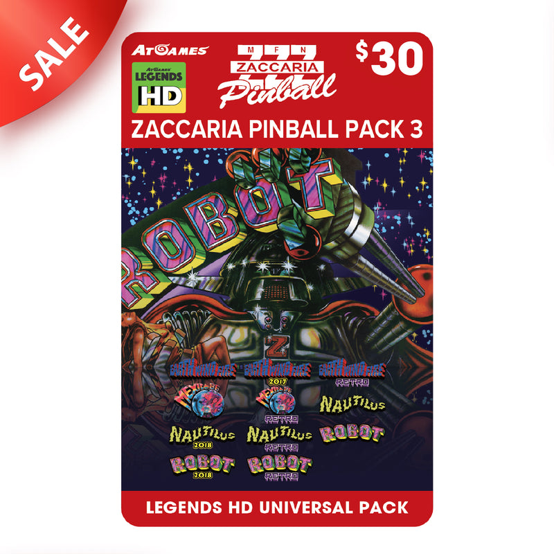 Zaccaria Pinball Pack 3 (Legends HD Universal Pack)