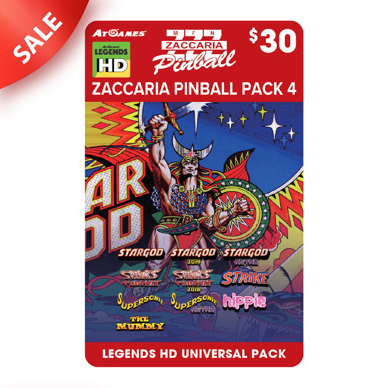 Zaccaria Pinball Pack 4 (Legends HD Universal Pack)
