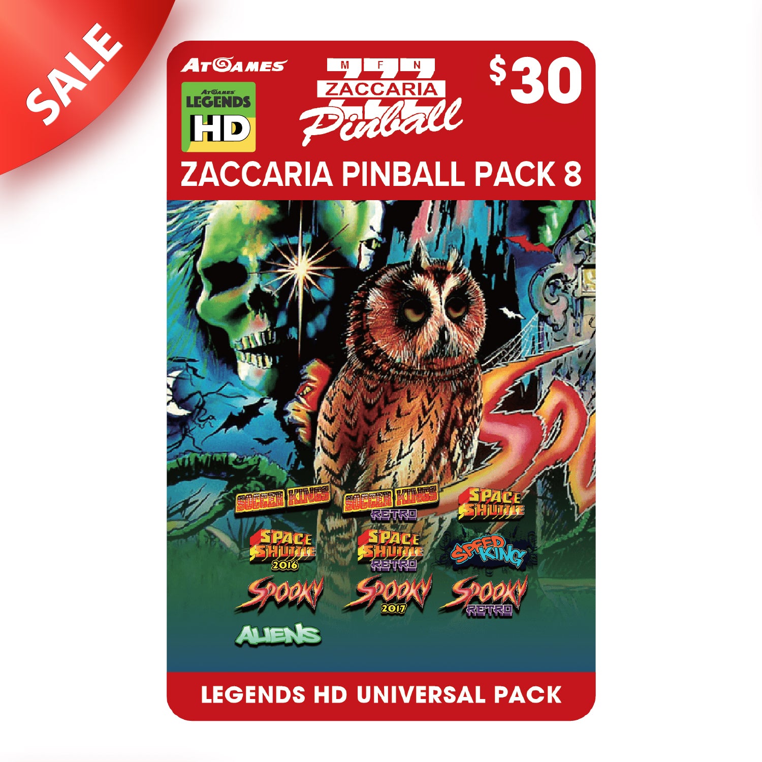Zaccaria Pinball Pack 8 (Legends HD Universal Pack)
