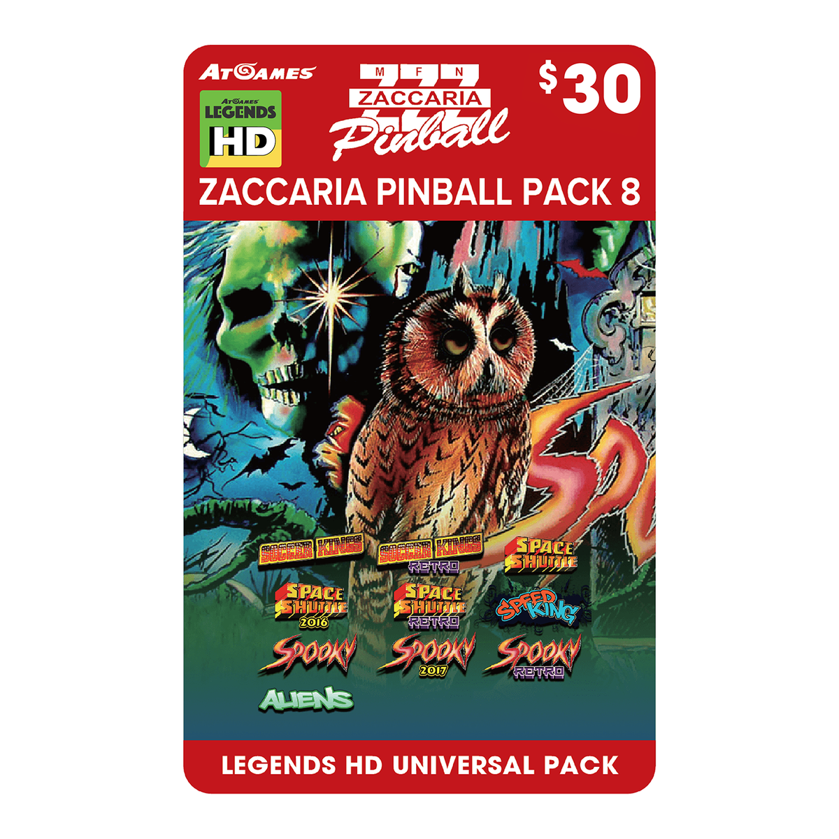 Zaccaria Pinball Pack 8 (Legends HD Universal Pack)