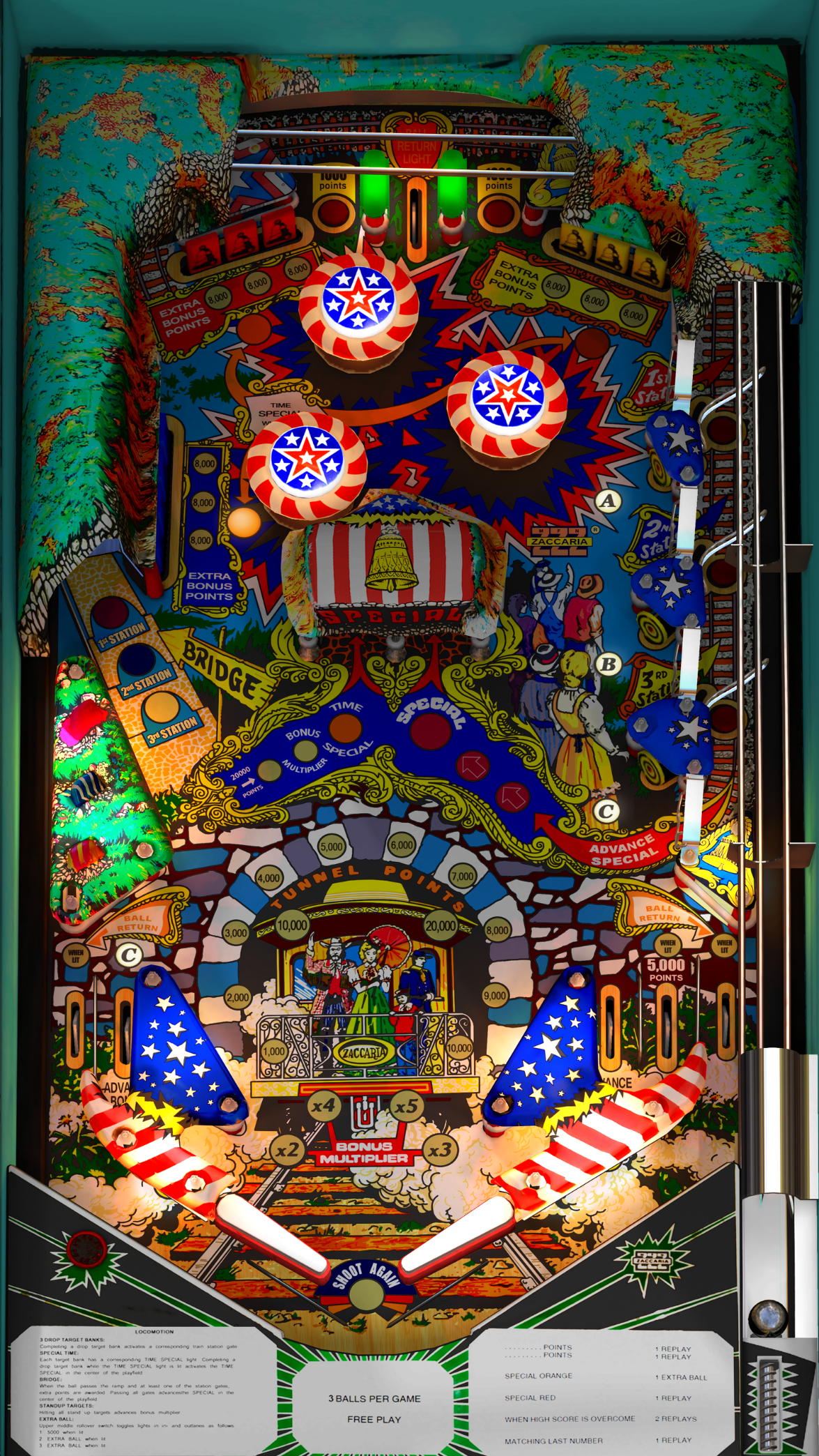 Zaccaria Pinball Pack 7 (For Legends 4K™ Pinball ONLY)