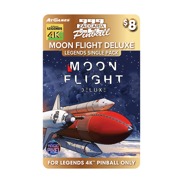 Zaccaria Moon Flight Deluxe Single Pack (For Legends 4K™ Pinball ONLY)