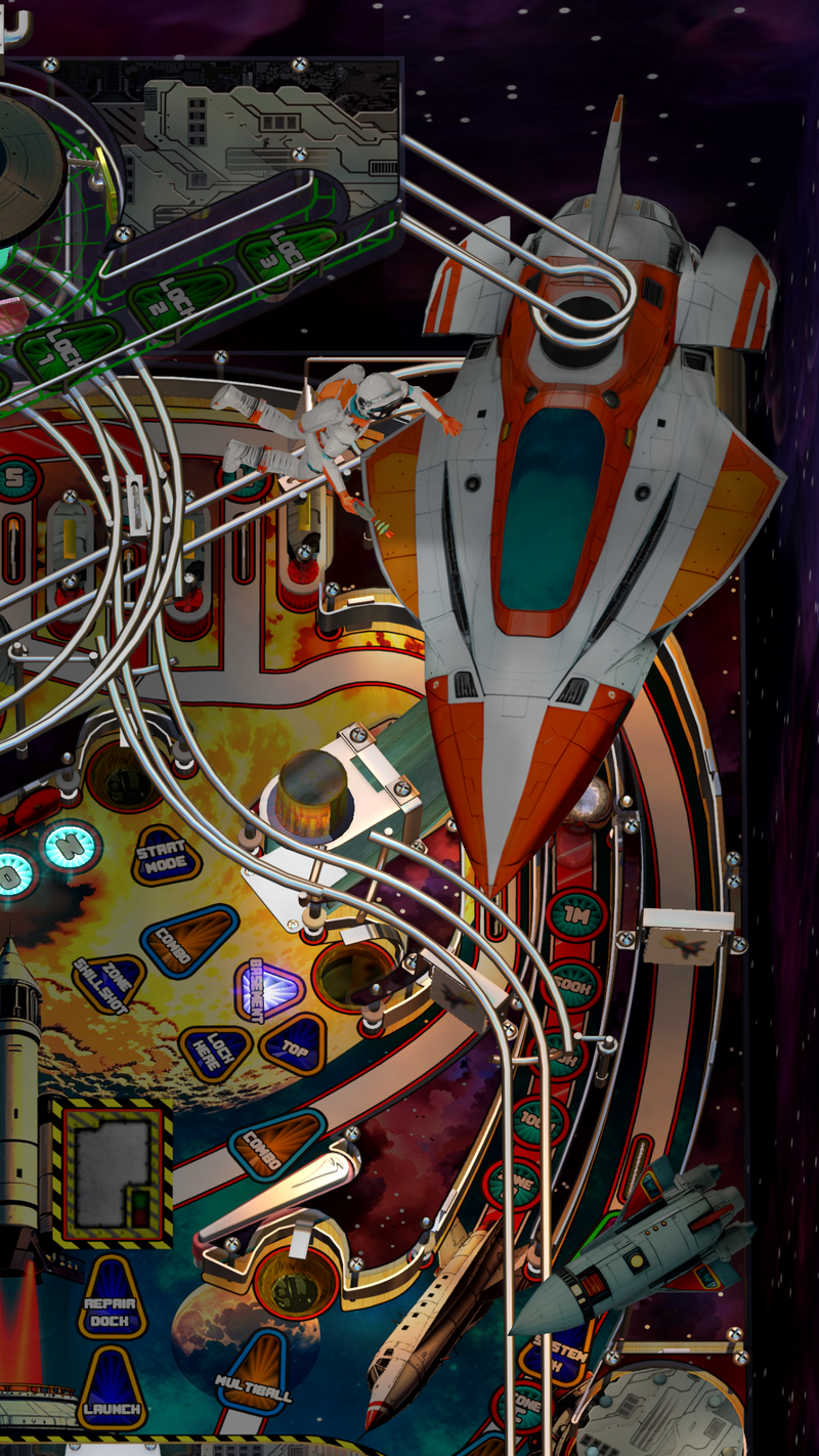 Zaccaria Moon Flight Deluxe Single Pack (For Legends 4K™ Pinball ONLY)