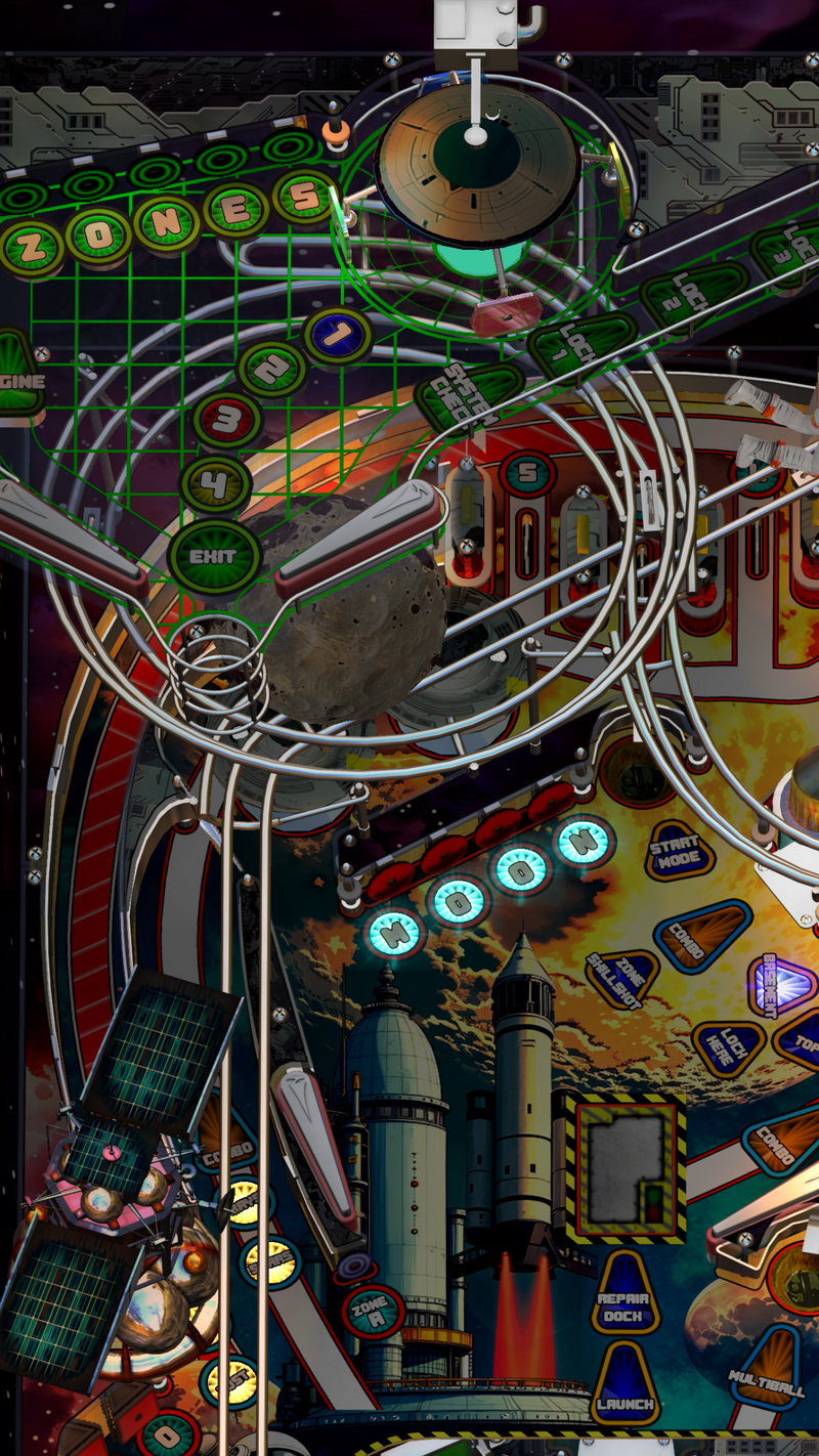 Zaccaria Moon Flight Deluxe Single Pack (For Legends 4K™ Pinball ONLY)