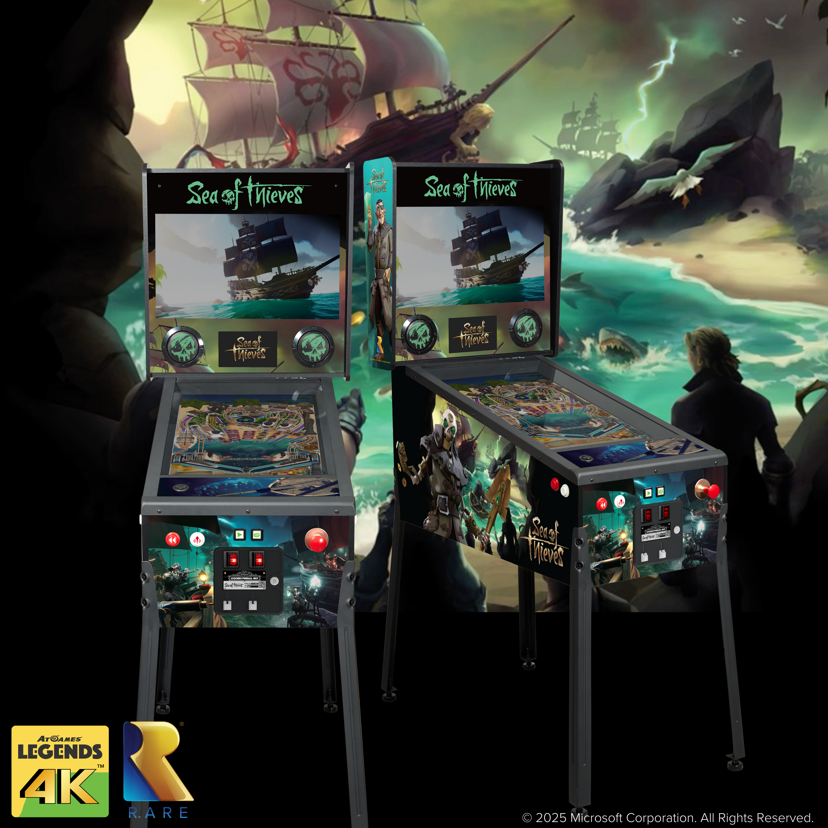 Legends Pinball 4KP Sea of Thieves® Premium Starter with SSF Kit™ Preinstalled