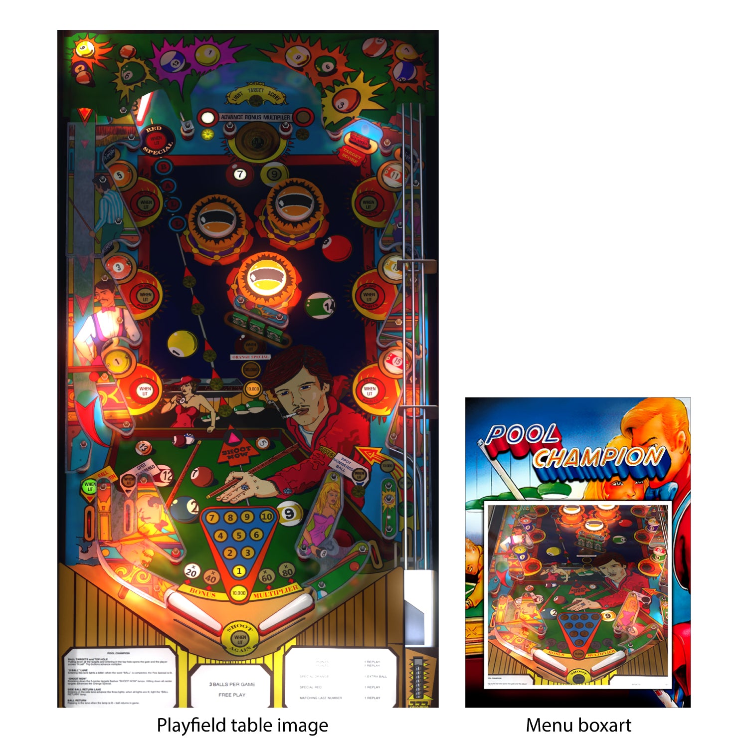 Zaccaria Pinball Pack 5 (Legends HD Universal Pack)