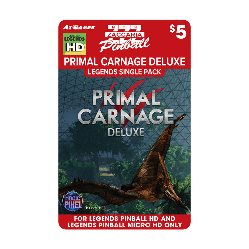 Zaccaria Primal Carnage Deluxe Legends Single Pack (Legends Pinball HD and Legends Pinball Micro HD ONLY)