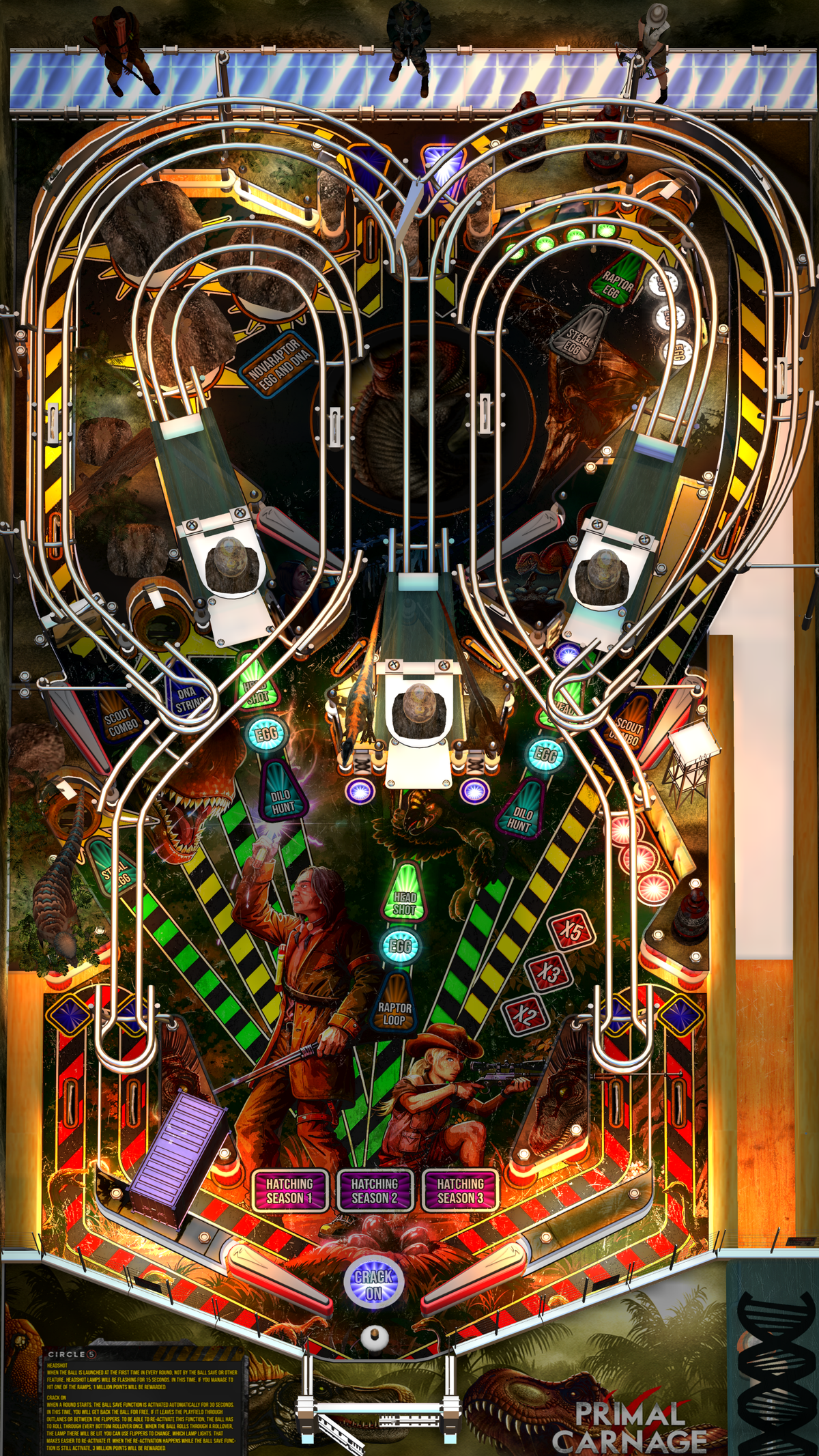 Zaccaria Primal Carnage Remake Legends Single Pack (For Legends Pinball HD and Legends Pinball Micro HD Only)