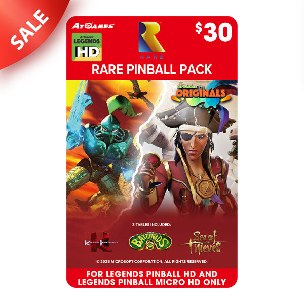 Rare Pinball Pack (For Legends Pinball HD and Legends Pinball Micro HD Only)