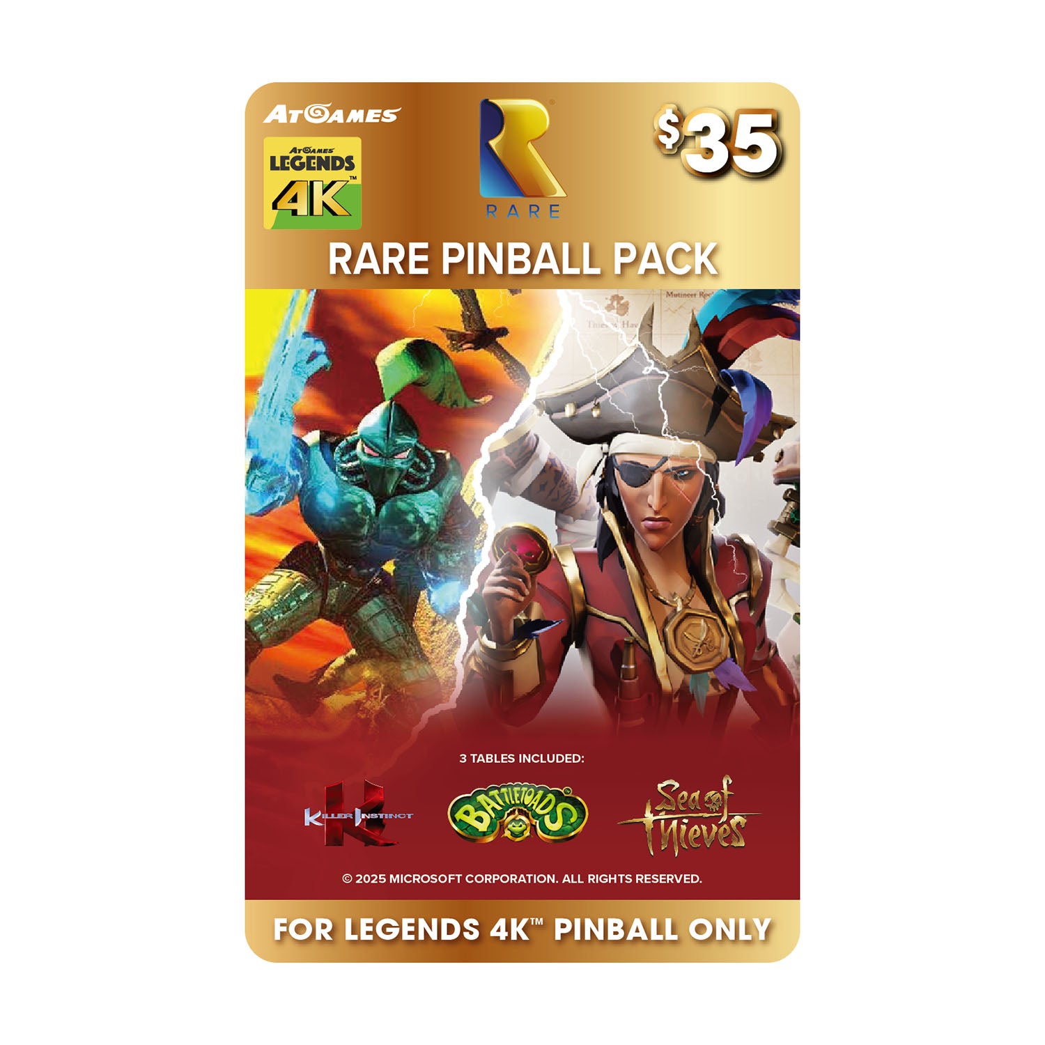 Rare Pinball Pack (For Legends 4K™ Pinball ONLY)