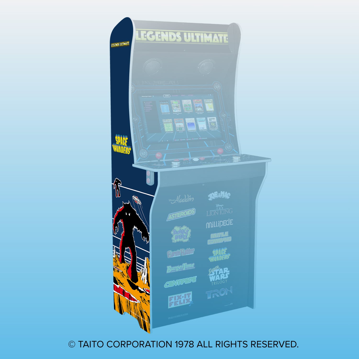 Legends Side Panel Art - Space Invaders